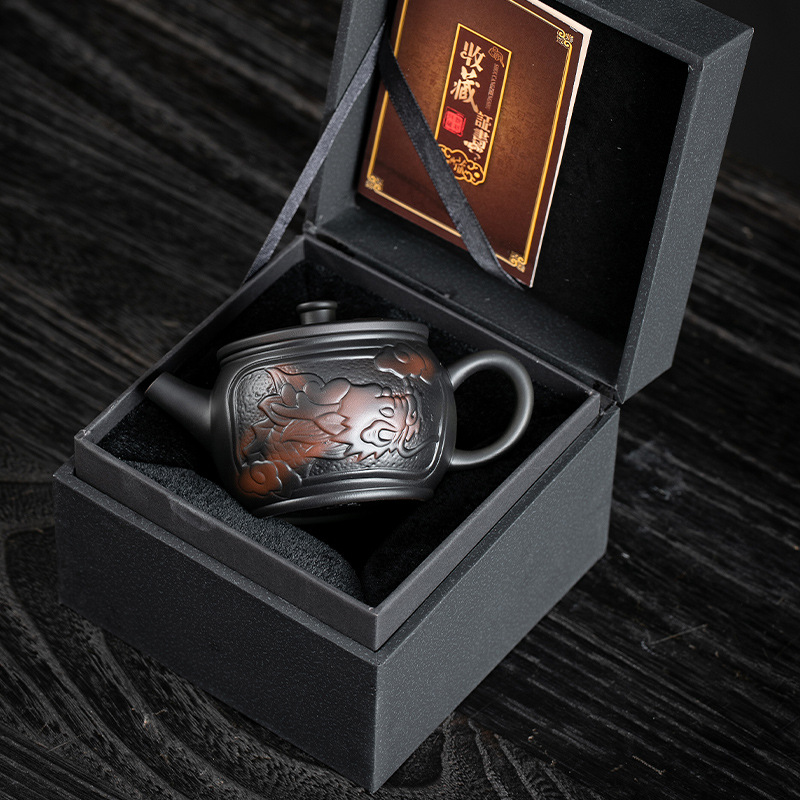 紫陶神龍鐘德壺