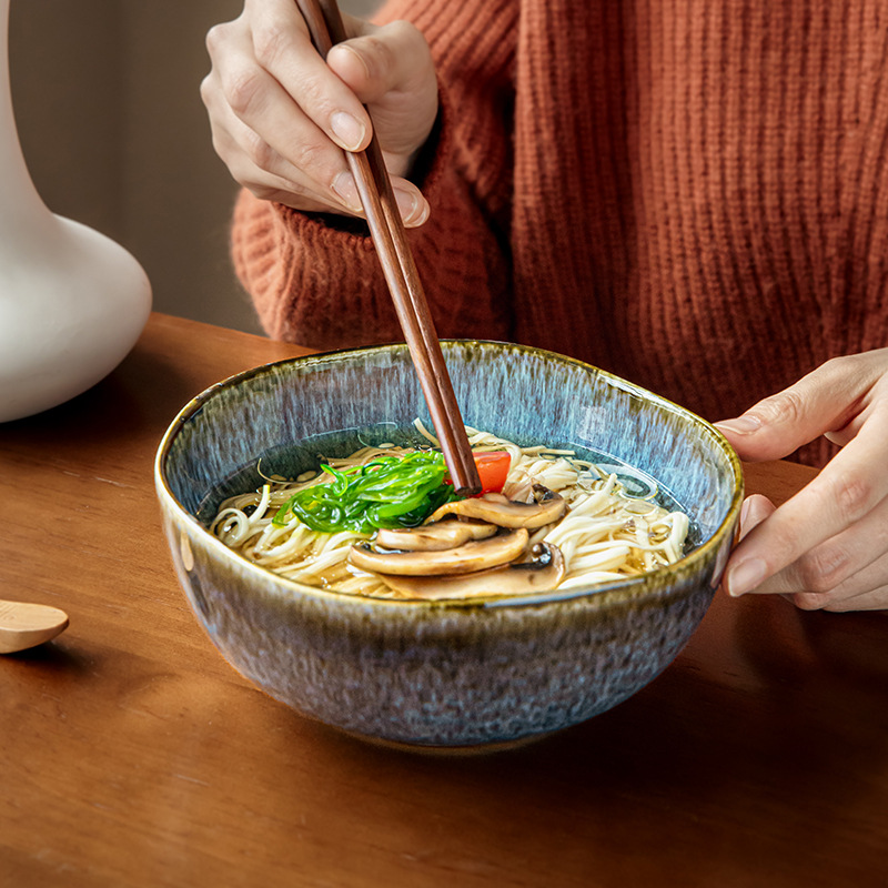 雲夢窯變6.5英寸異形碗