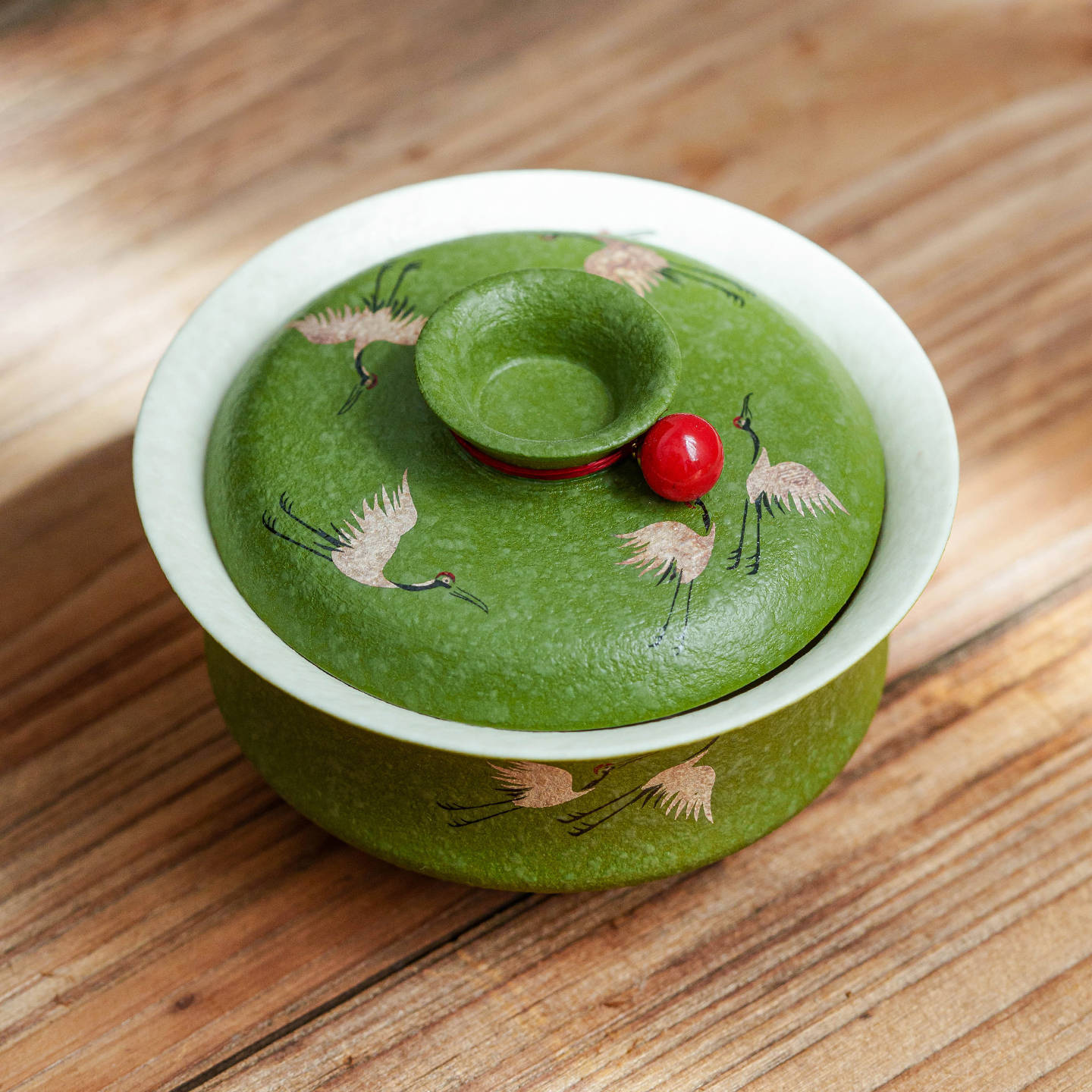 小青柑鶴舞長空蓋碗