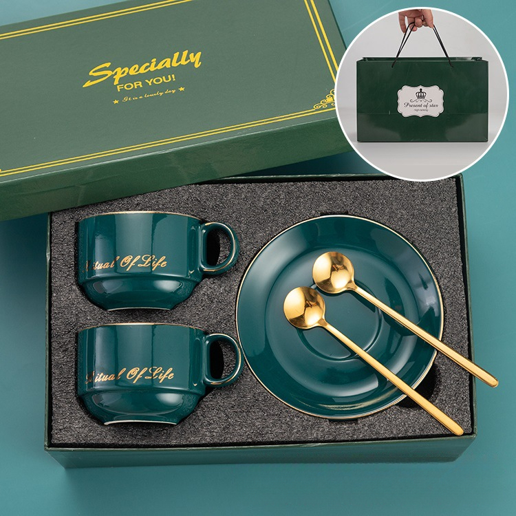 歐式陶瓷咖啡杯碟