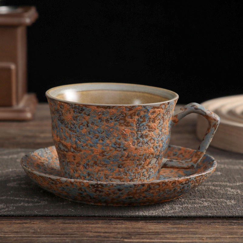 泡泡釉陶瓷馬克咖啡杯