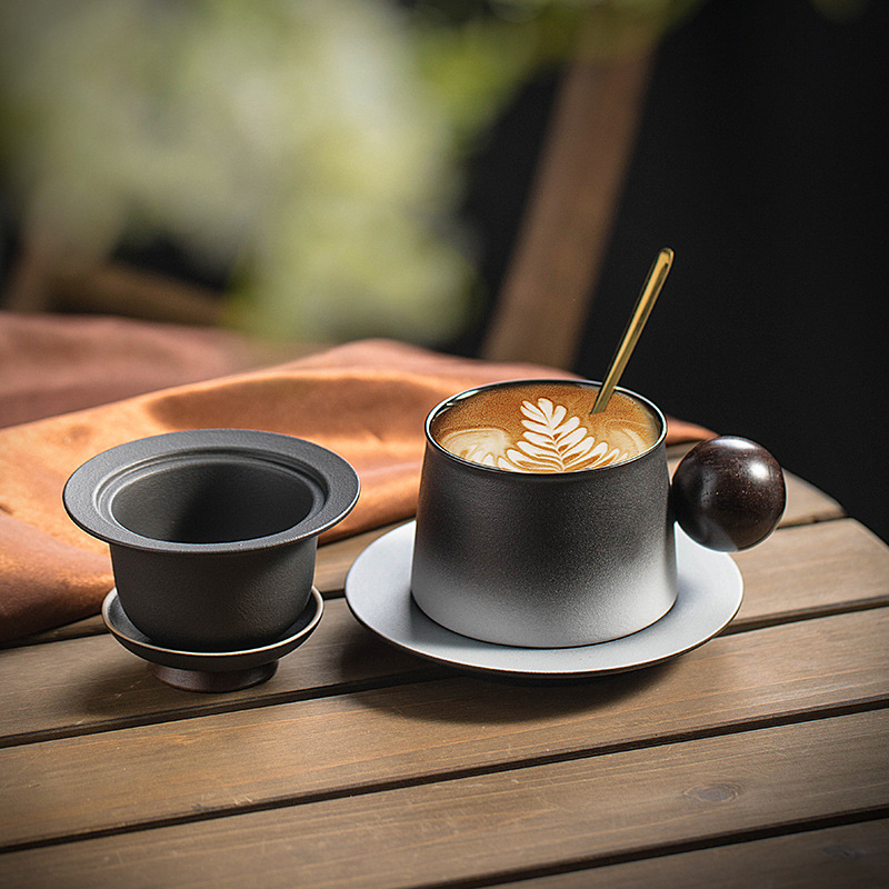 日式陶瓷漸變咖啡杯