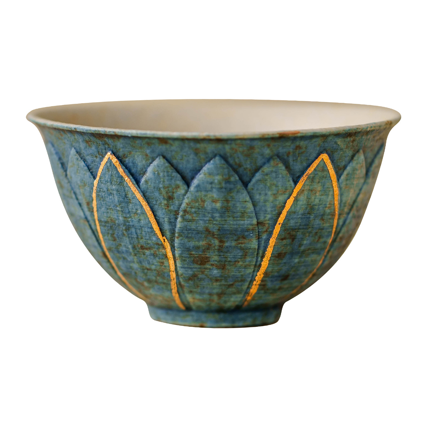 灰藍火石紅品茗杯