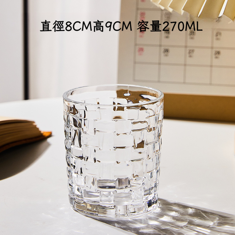 彩色編織彩繪玻璃杯
