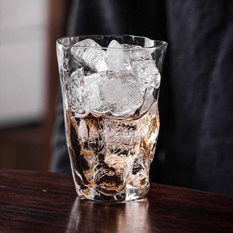 日式手作水晶玻璃杯