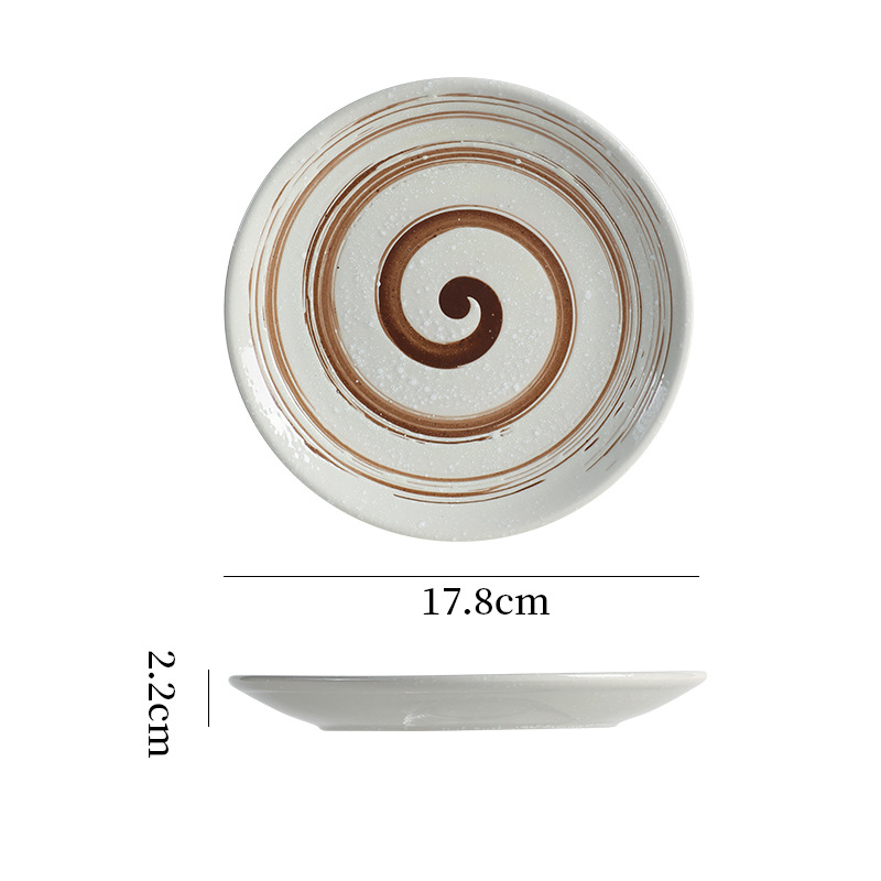 日式復古波紋圓盤