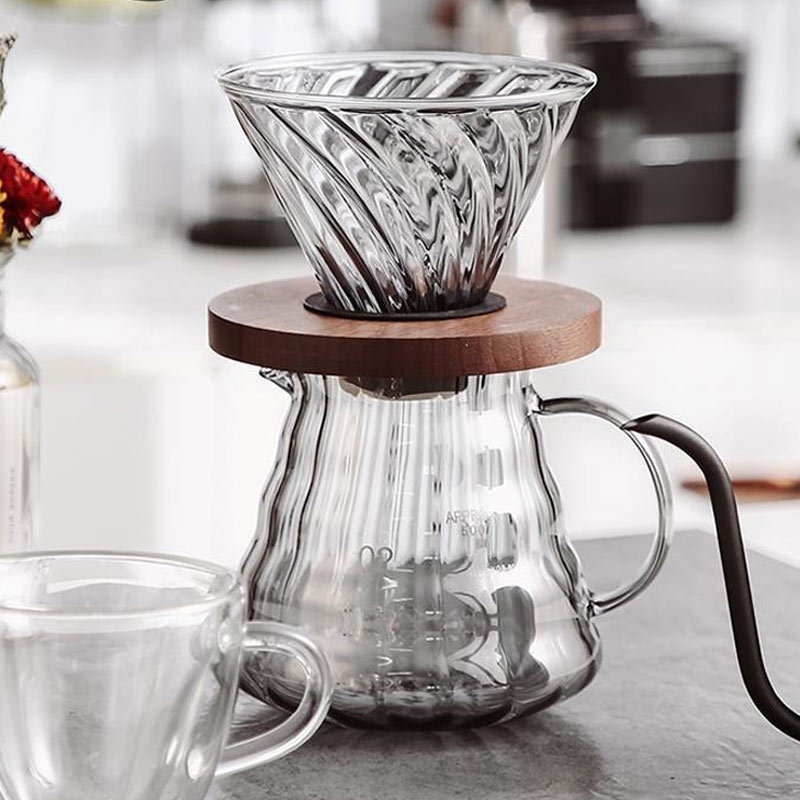 鑽石條紋手衝咖啡壺