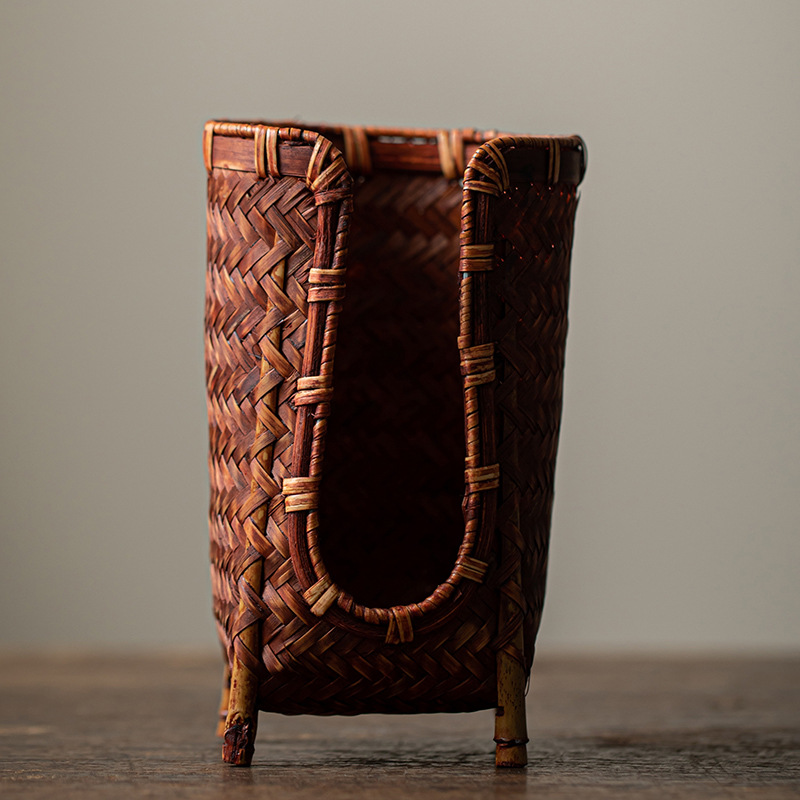 竹編仿古創意杯簍