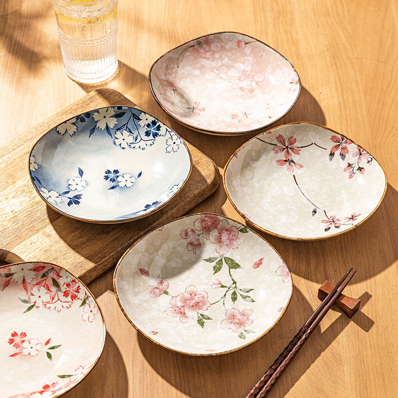 日式浪漫櫻花方盤