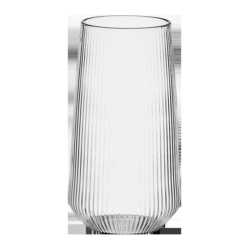 簡約敞口玻璃咖啡杯