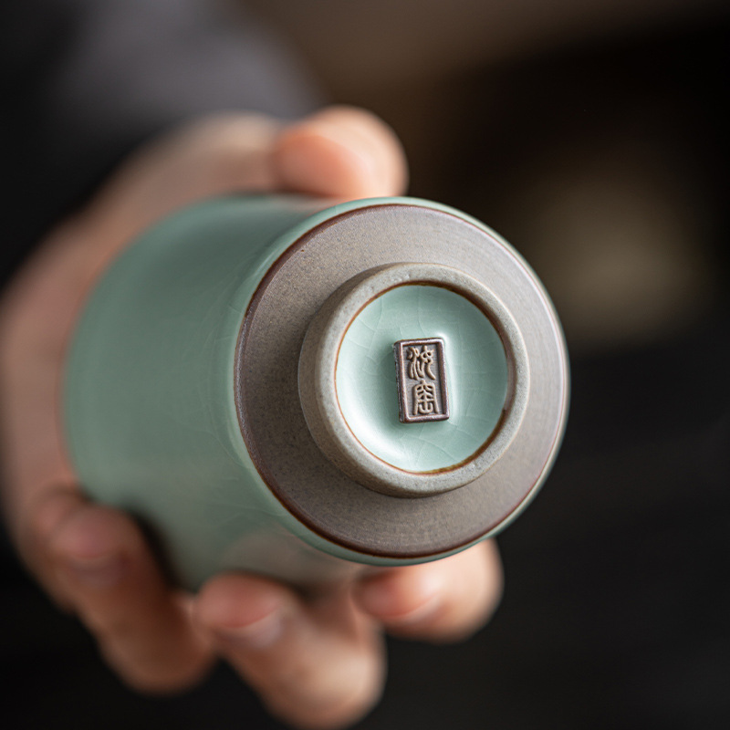 汝窯開片紋品茗杯