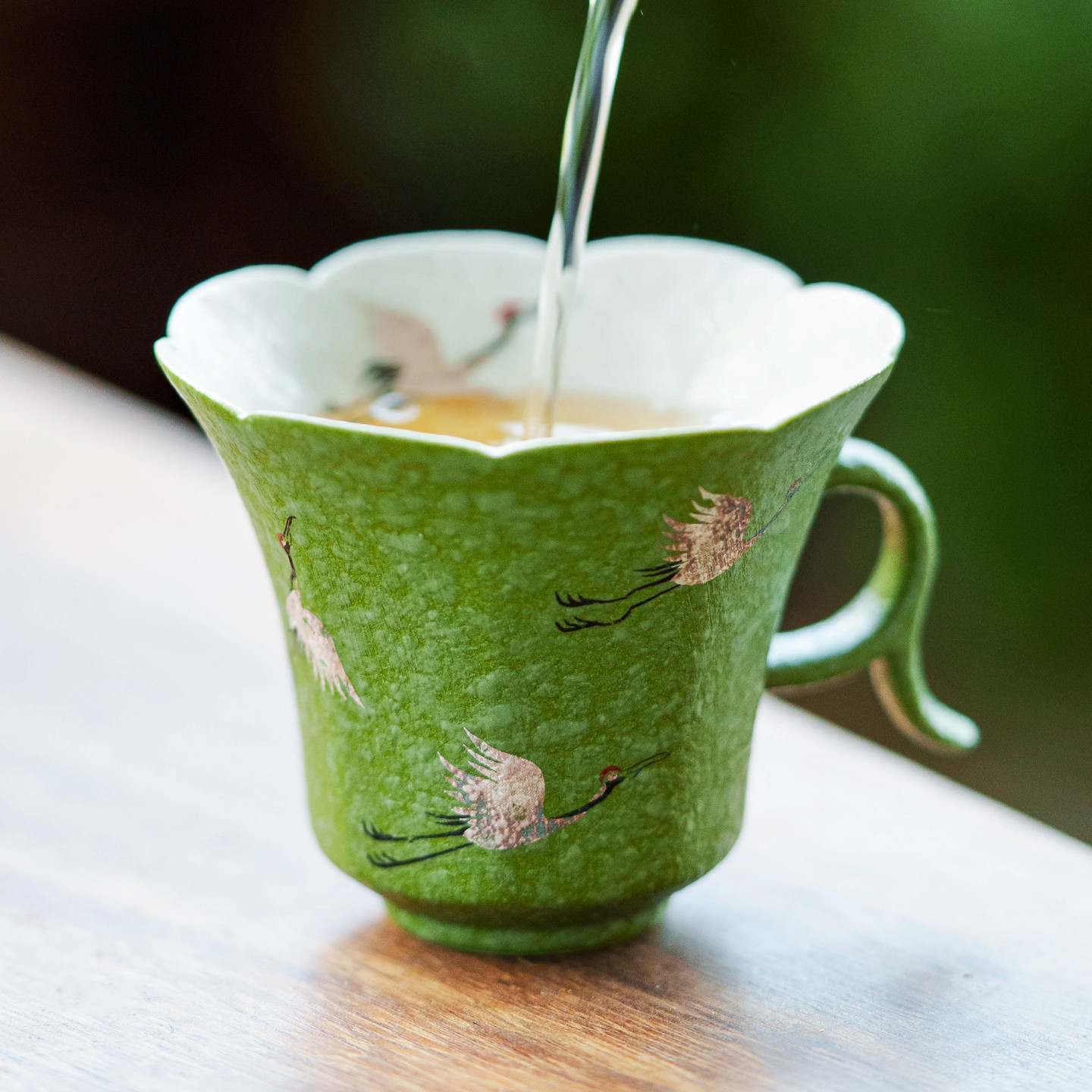 小青柑鶴舞長空咖啡杯碟套裝