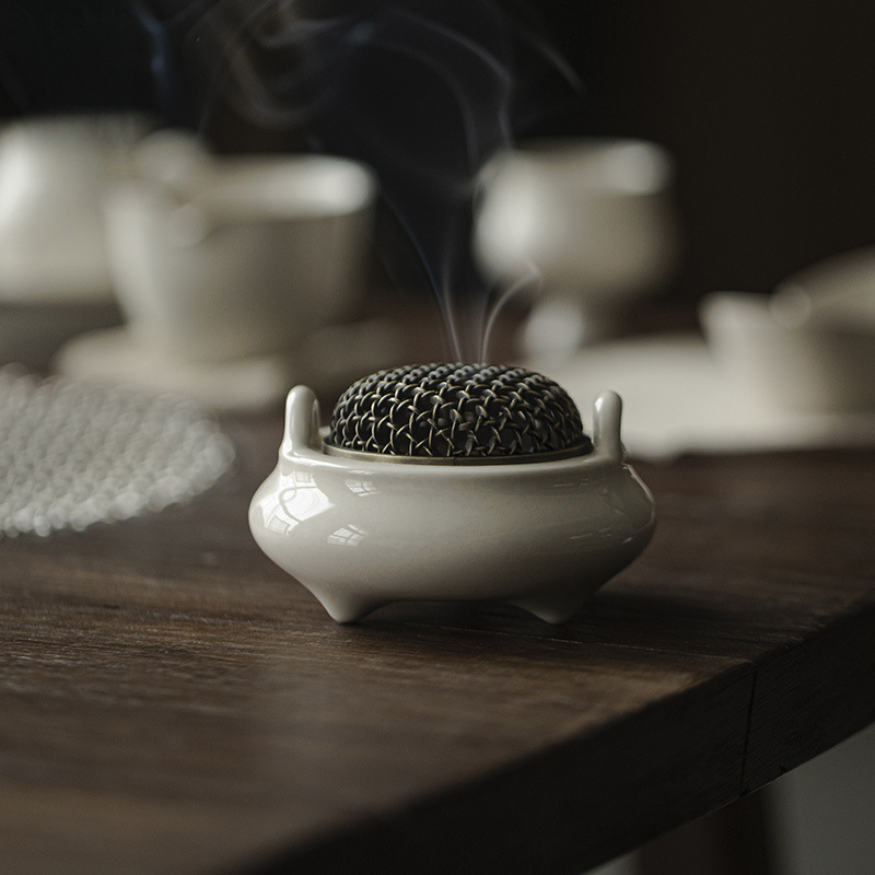 草木灰古泥焚素香爐