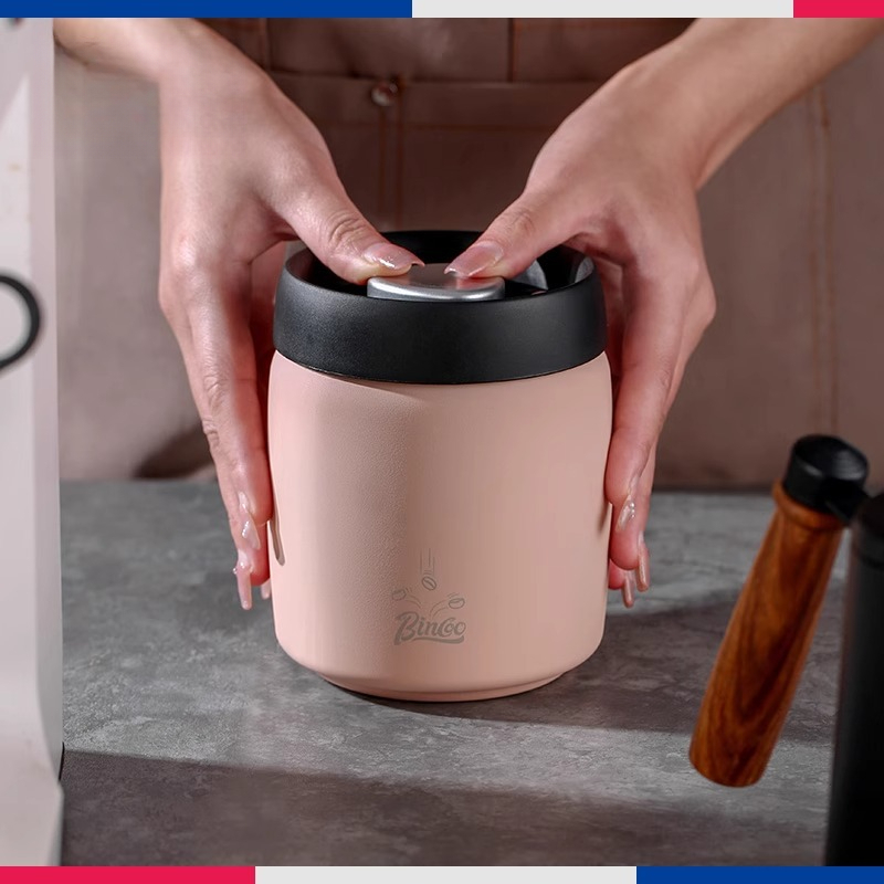 薄荷綠咖啡豆罐