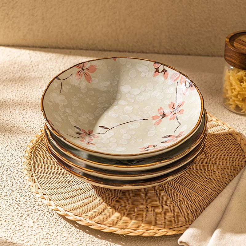 日式浪漫櫻花方盤