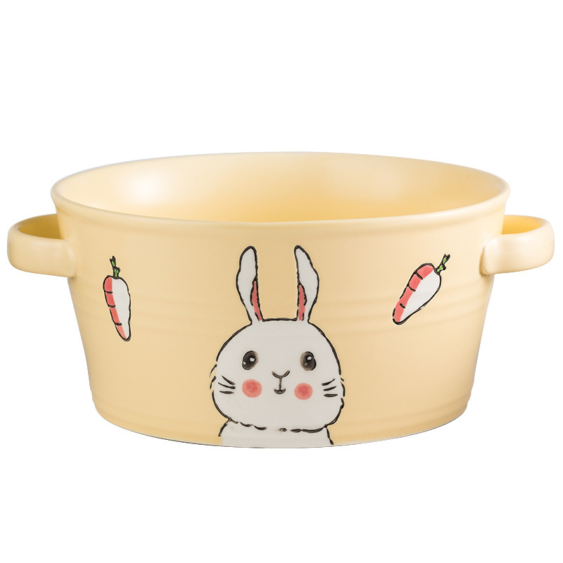 日式創意雙耳大湯碗