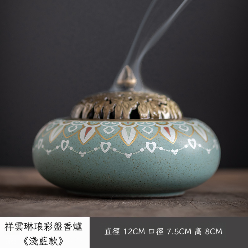 盤香爐琳瑯彩
