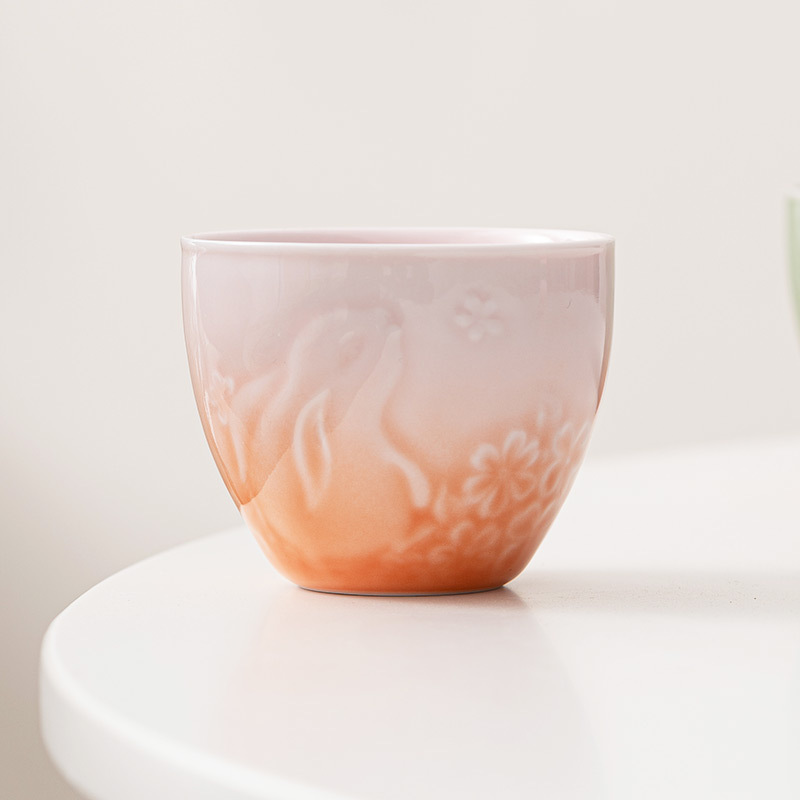 櫻花月兔浮雕主人杯