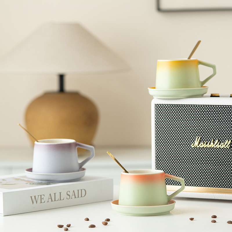 精緻陶瓷馬克杯杯碟套裝