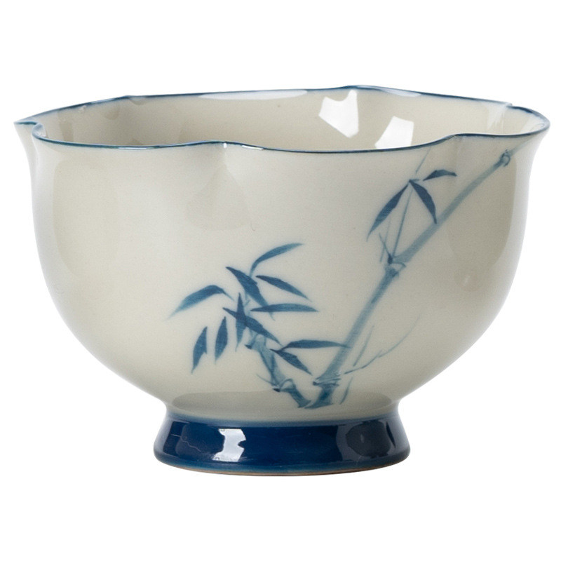 草木灰花蕾杯品茗杯