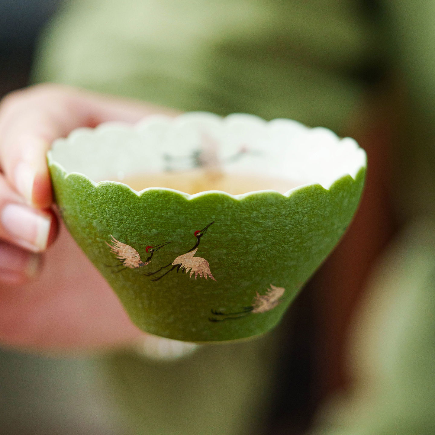小青柑鶴舞長空小茶杯