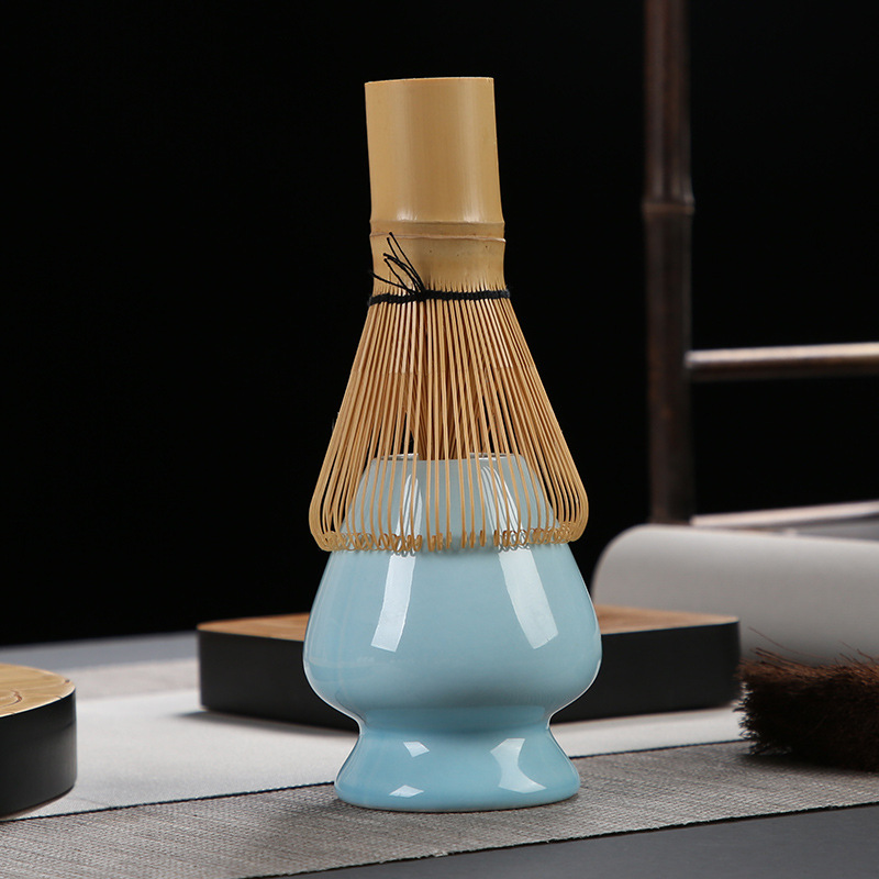 日式陶瓷茶筅座茶筅托