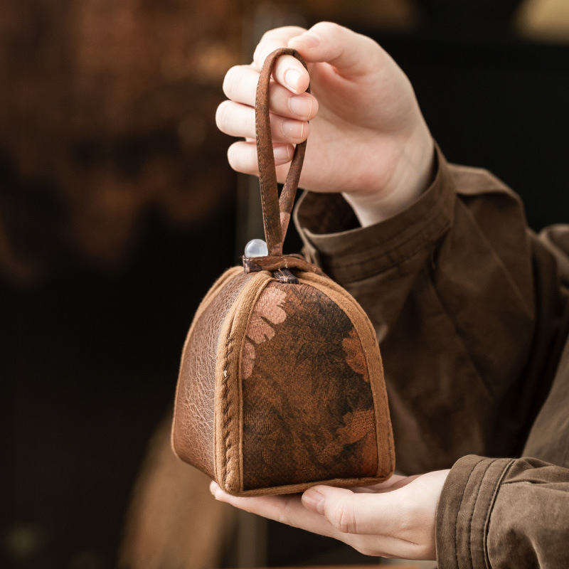 極素織錦國色天香鈴鐺包