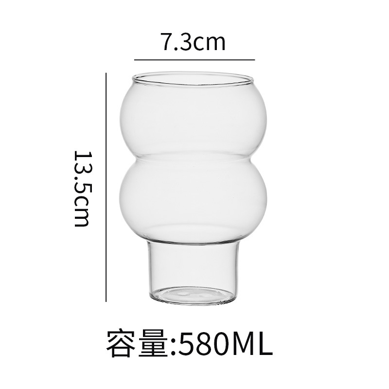 Ins透明拿鐵杯冰咖啡杯