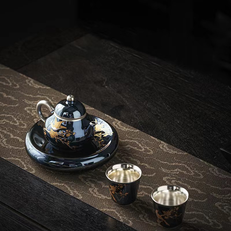 999鎏銀茶具套裝