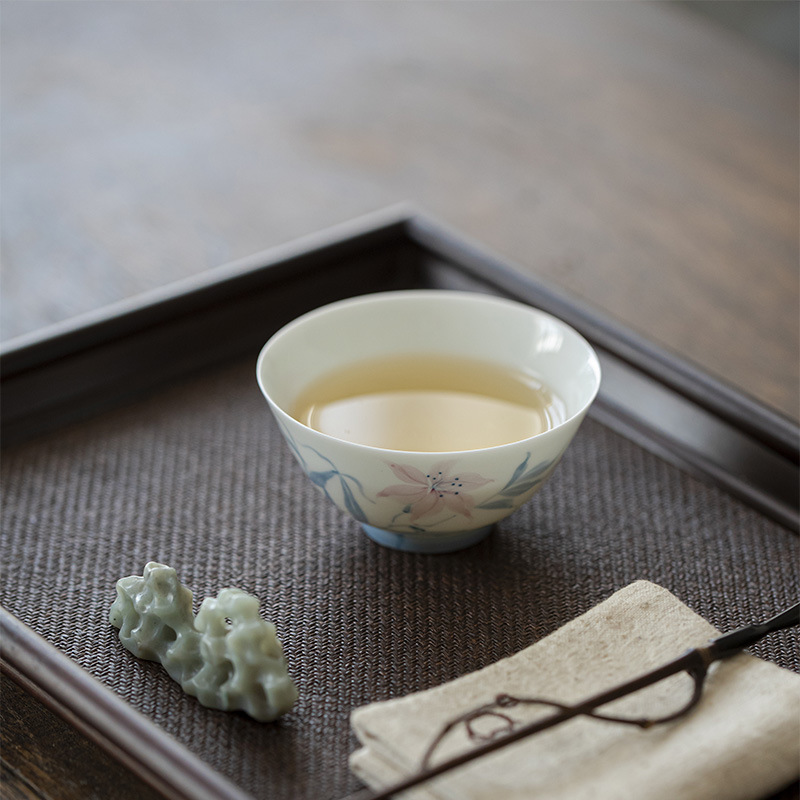 手作青花主人杯