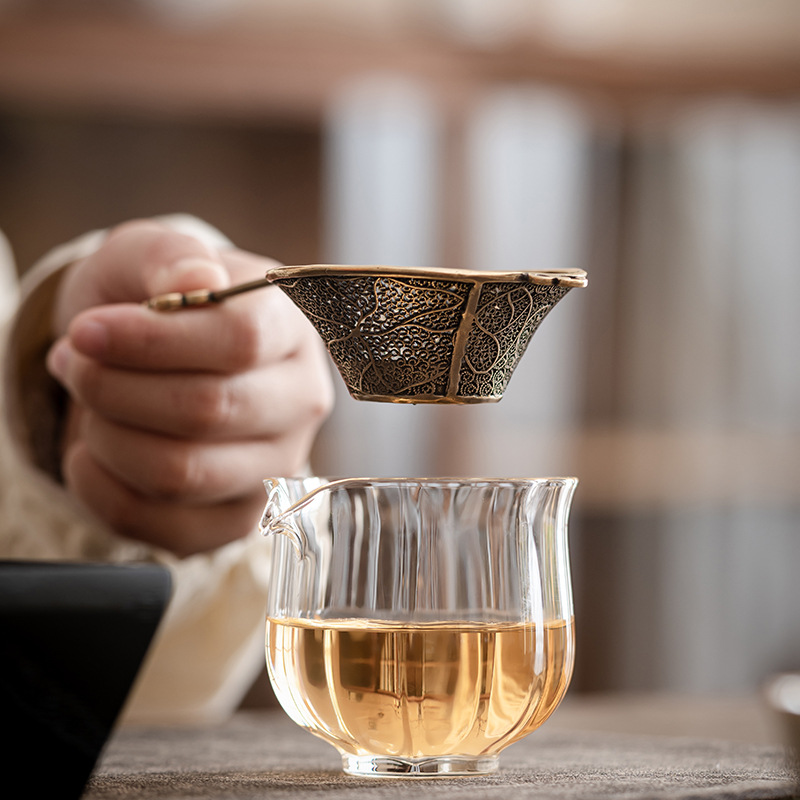 銅製茶漏濾茶器