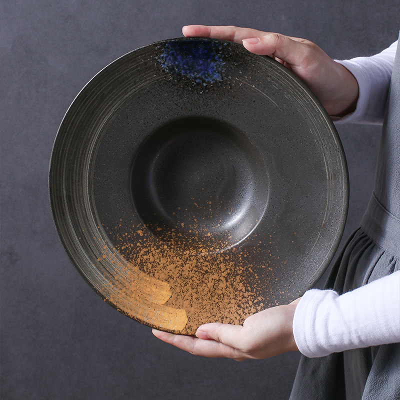 陶瓷日式草帽盤