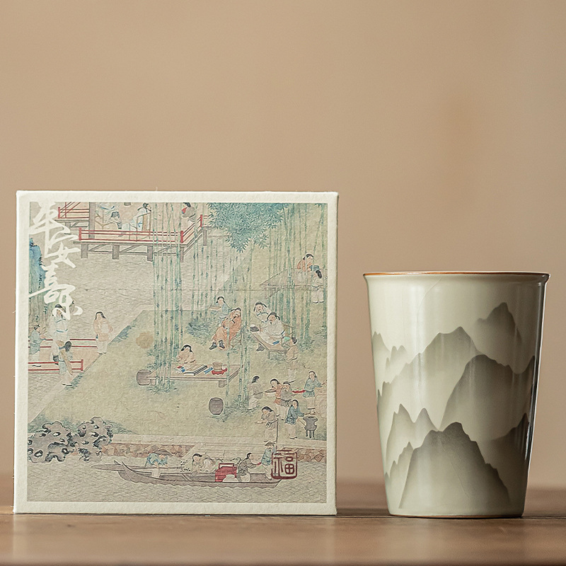 汝窯陶瓷可樂杯