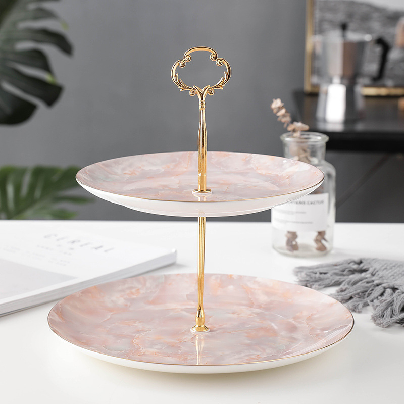 大理石紋骨瓷歐式咖啡杯碟套裝