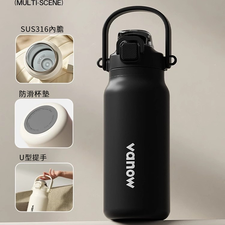 雙飲吸管保溫杯