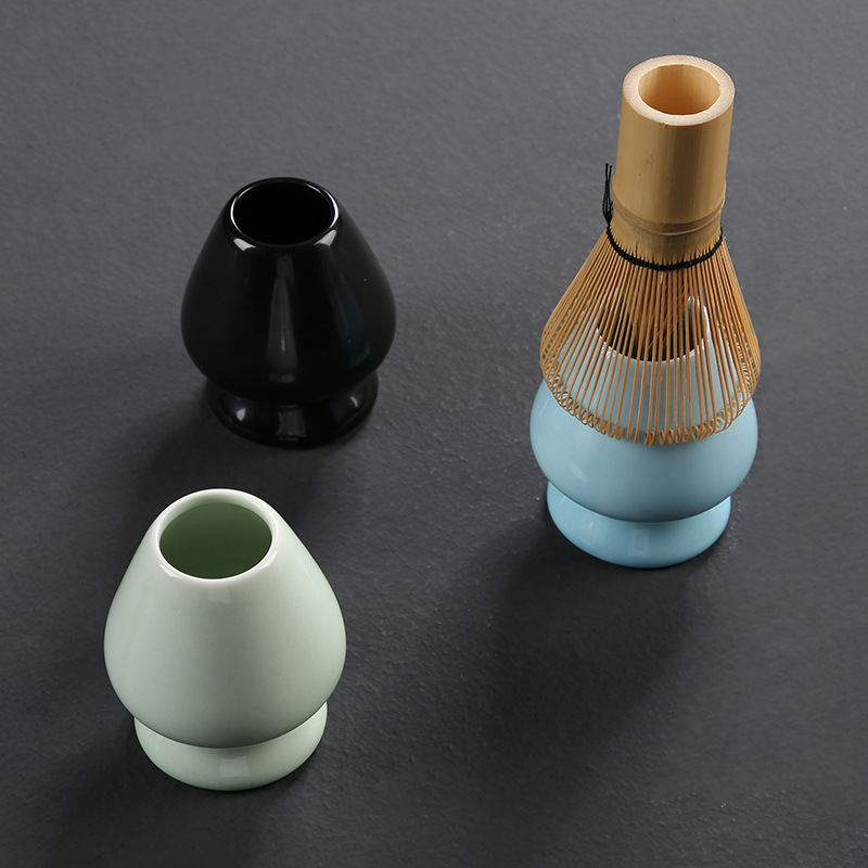 日式陶瓷茶筅座茶筅托