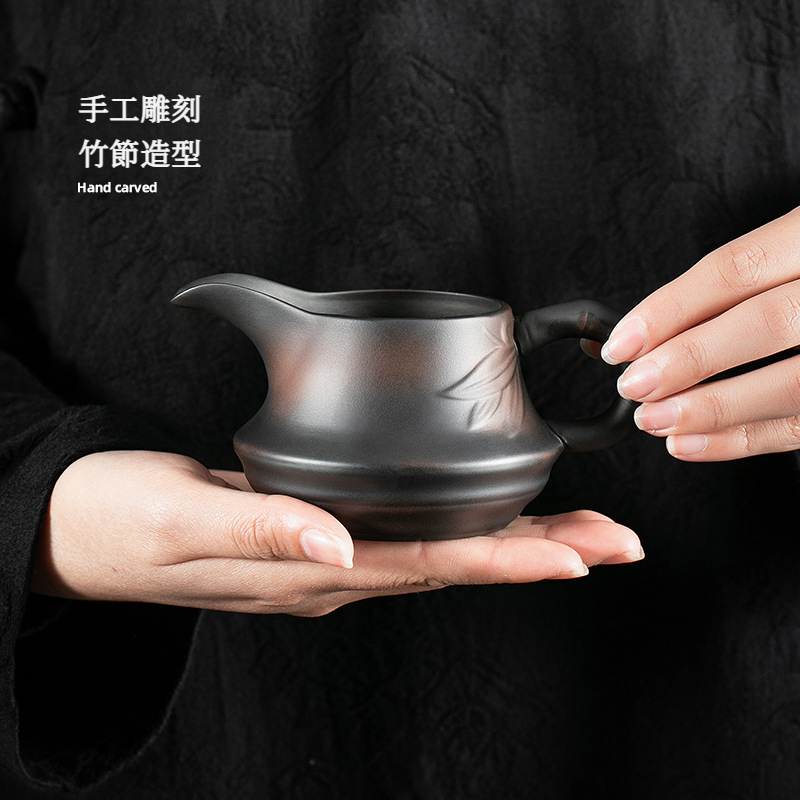 紫陶竹韻公道杯