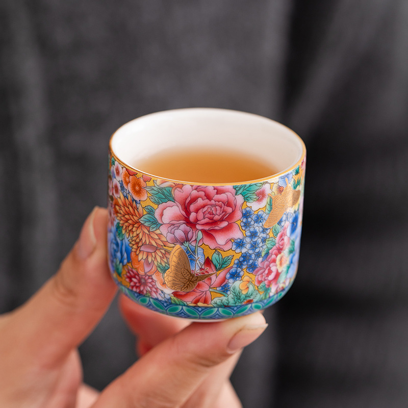 琺瑯彩芳華主人杯