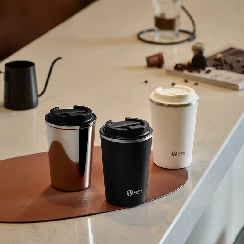 吸管隨行便携咖啡保溫杯