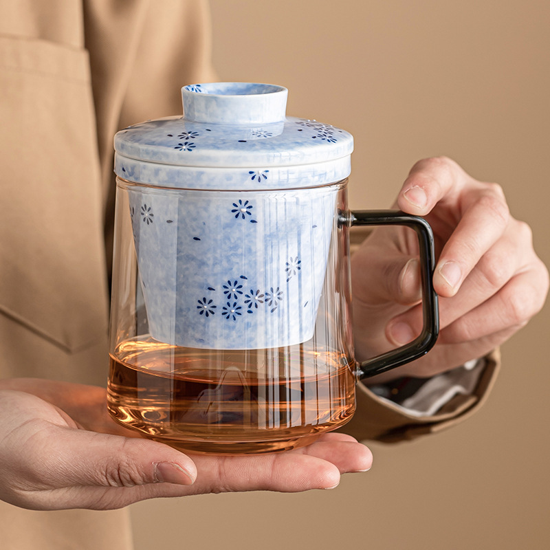 灑藍雛菊馬克杯