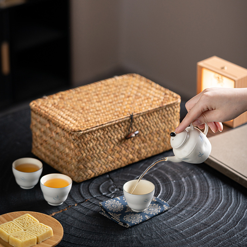 藤編茶具套裝