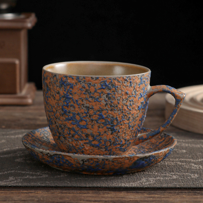 泡泡釉陶瓷馬克咖啡杯