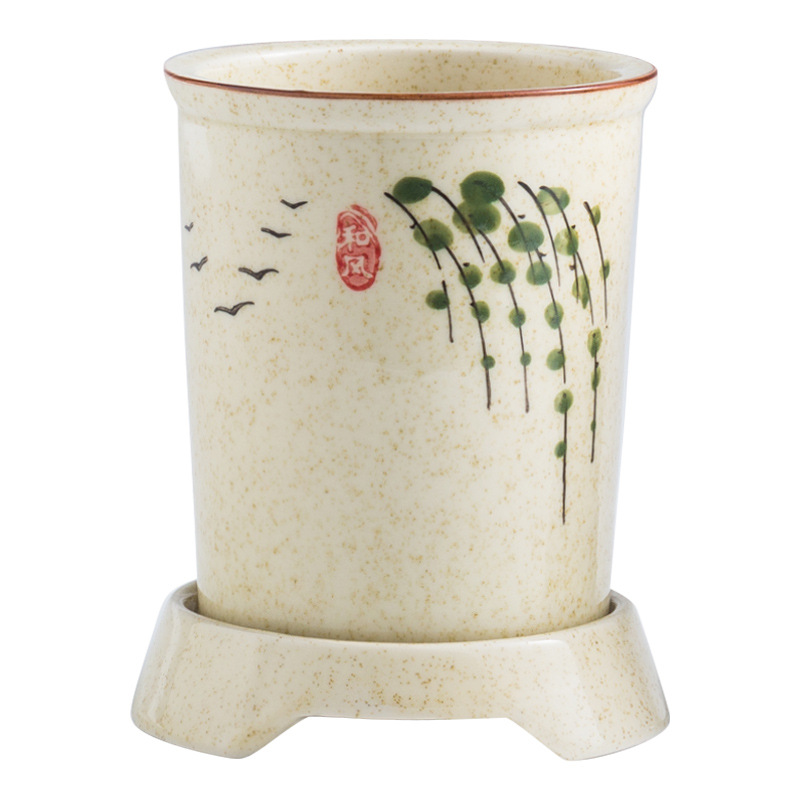 日式陶瓷筷子瀝水筒廚房置物架