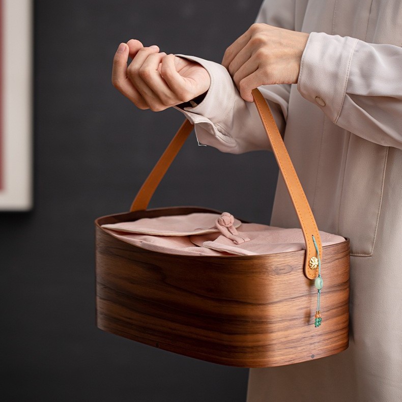 胡桃木茶事收納盒