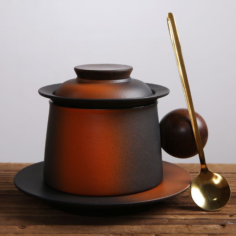 日式陶瓷漸變咖啡杯