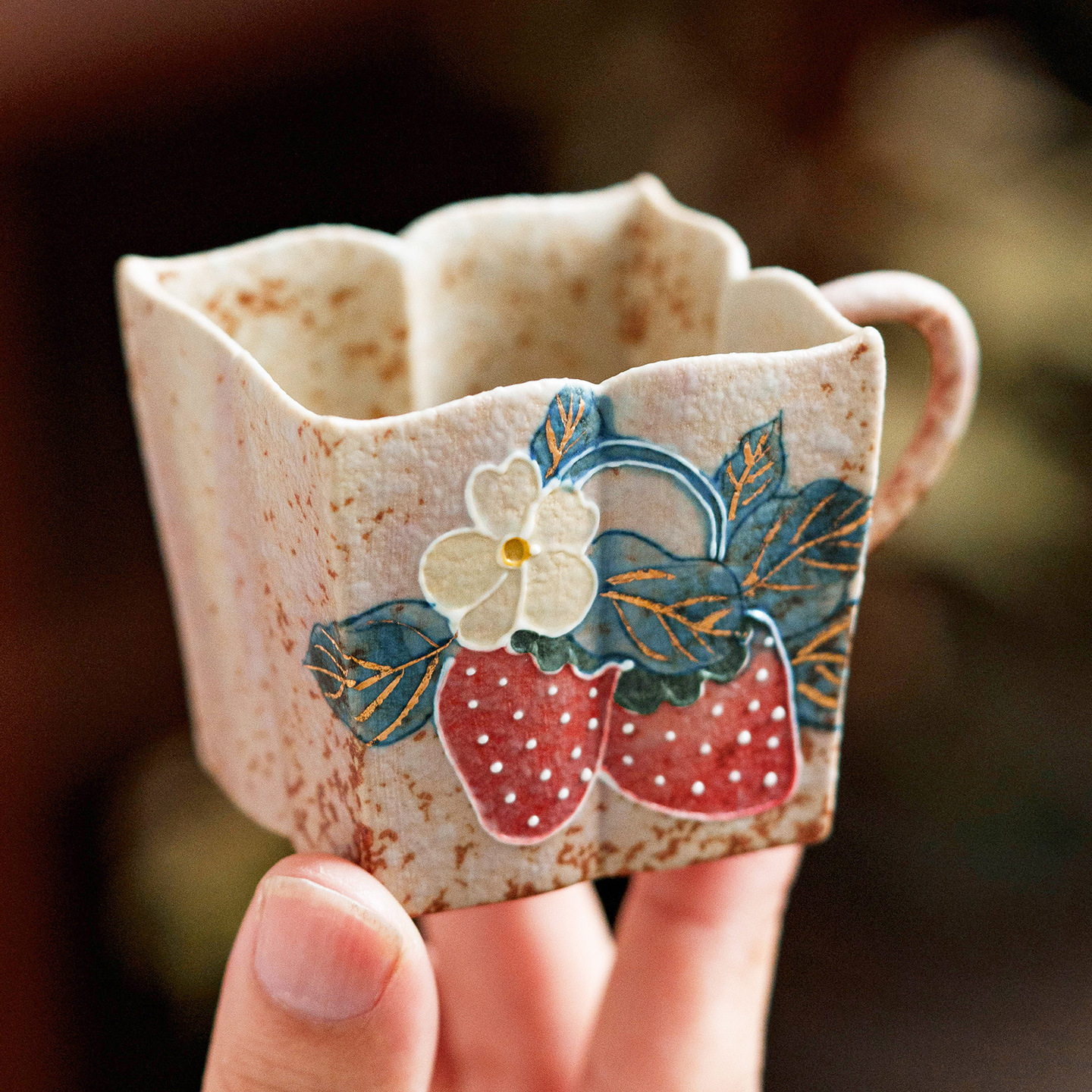 火石紅陶瓷咖啡杯