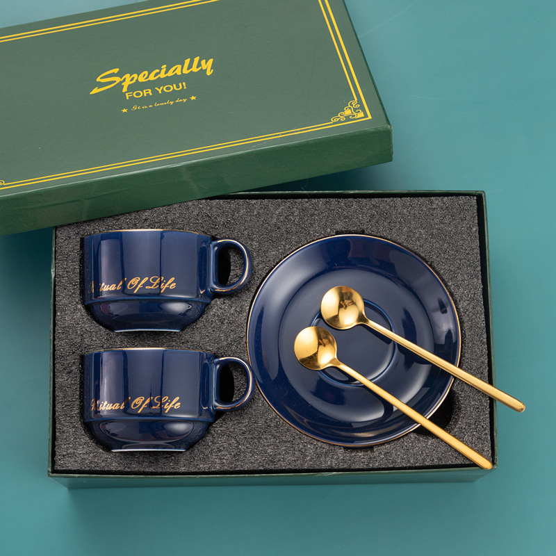 歐式陶瓷咖啡杯碟