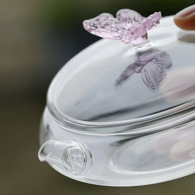 日式玻璃蝴蝶冷泡壺