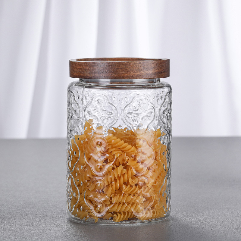 復古九宮格玻璃密封罐