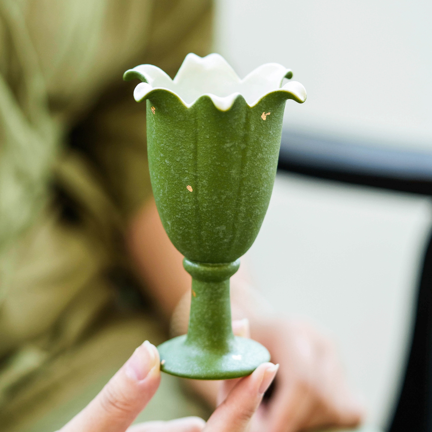 小青柑花器燭臺